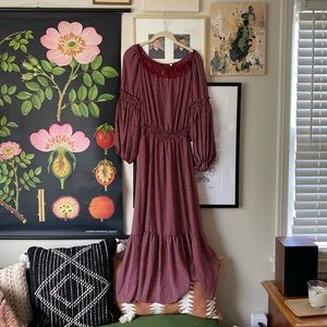 Max Studio Boho Dress with Tiered Skirt - Nordstrom